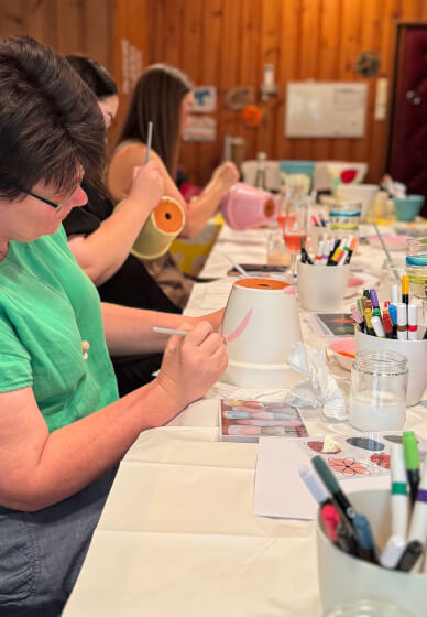 Pot Painting Party for Teens or Adults