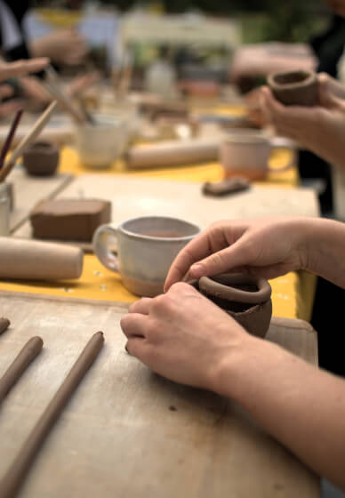 Pottery and Pick Workshop: Hand Building and Picking Flowers