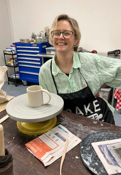 Pottery and Prosecco Keep Cup Workshop