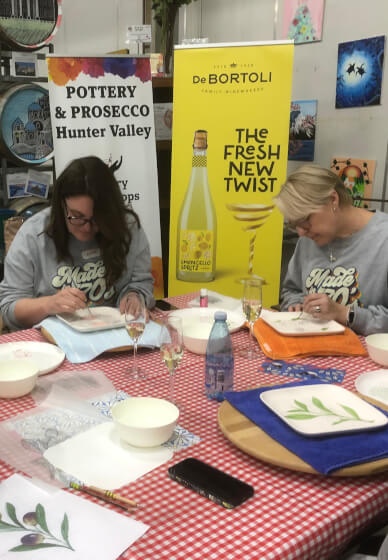 Pottery and Prosecco Workshop