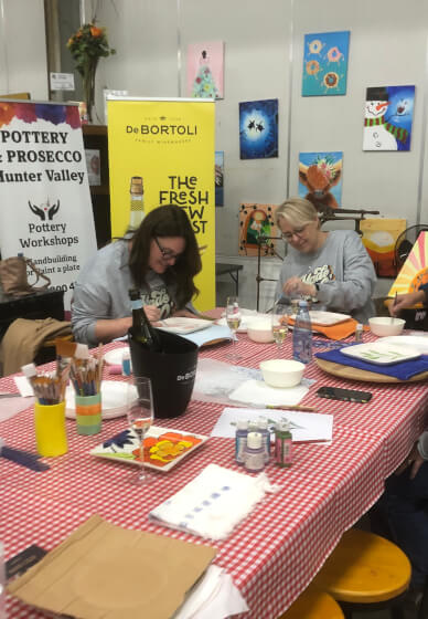 Pottery and Prosecco Workshop