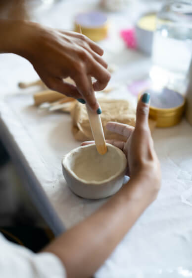 Pottery and Sip Class: Handmade Ceramic Mugs and Vases
