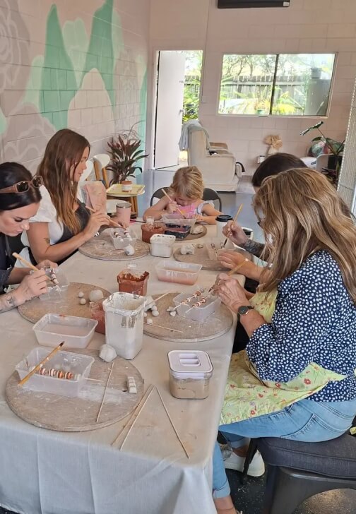 Pottery Class: Small Vessel and Beads Class