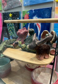 Pottery Glaze Painting Class with Kiln Firing