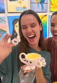 Pottery Paint and Sip Workshop for Private Functions