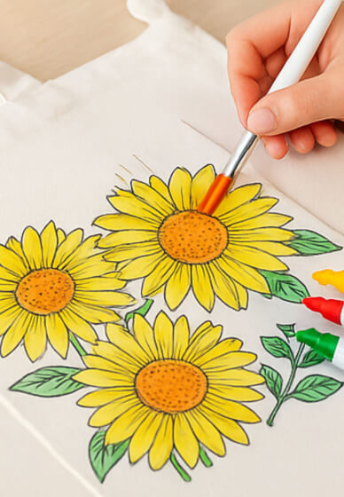 Premium One-on-One Sublimation Workshop – Mixed Media Tote Bag