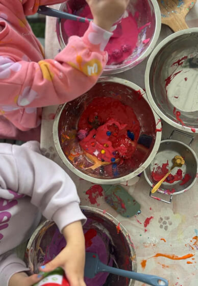 Preschooler Messy and Sensory Play Workshop