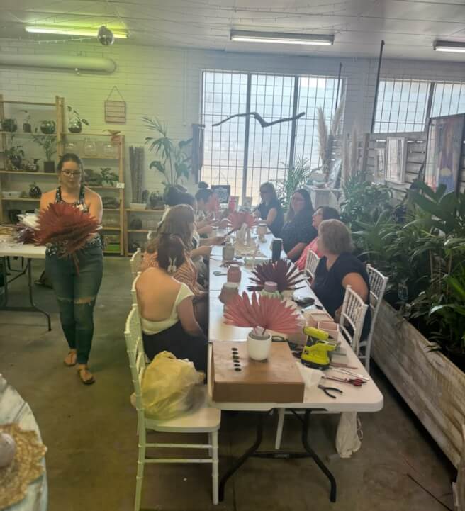 Preserved Flower Arrangement Workshop for Kids and Teens