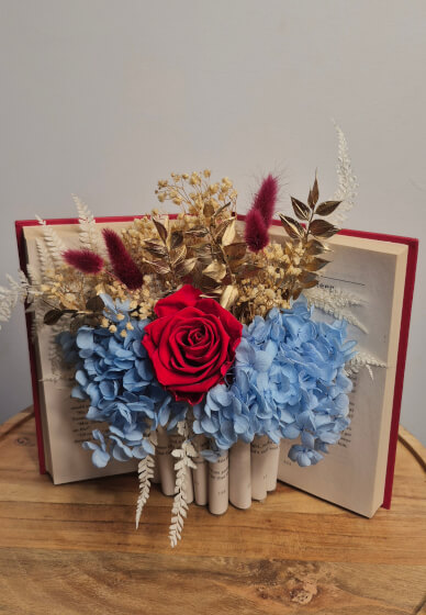 Preserved Flower Book Vase Workshop