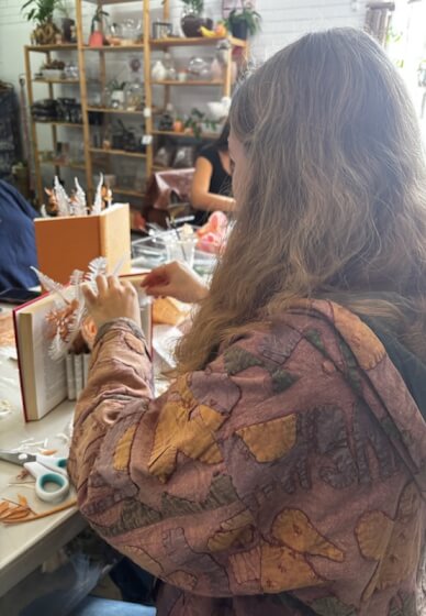 Preserved Flower Book Vase Workshop