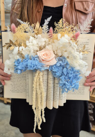 Preserved Flower Book Vase Workshop