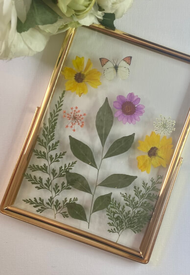 Pressed Flower Art Class