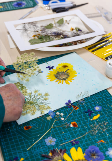 Pressed Flower Art Frame Workshop