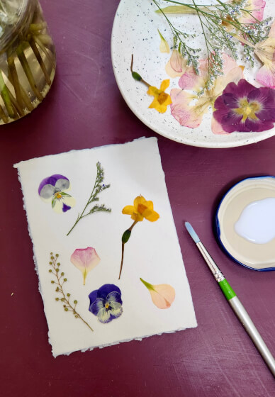 Pressed Flower Art Workshop