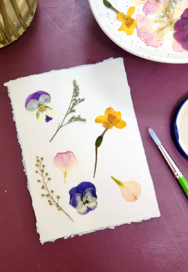 Pressed Flower Art Workshop