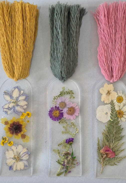 Pressed Flower Bookmark Workshop
