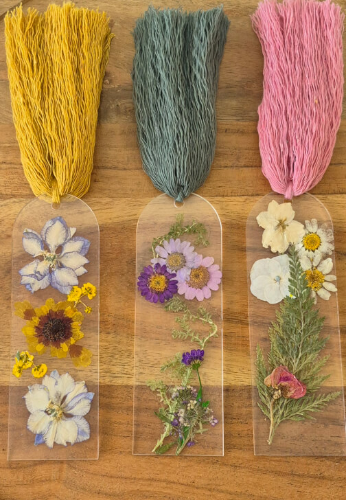 Pressed Flower Bookmark Workshop