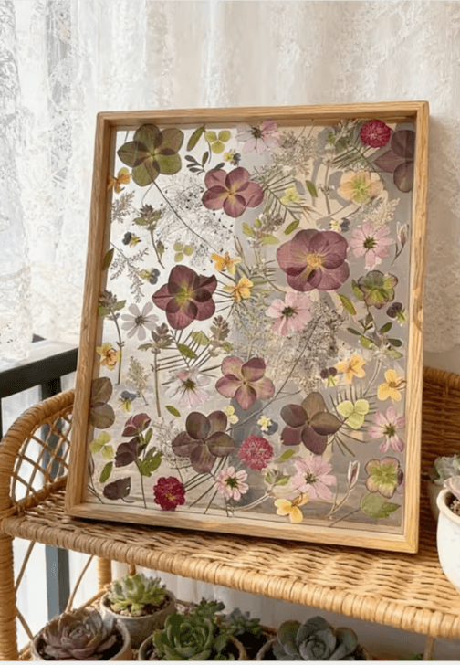 Pressed Flower Frame Art Class
