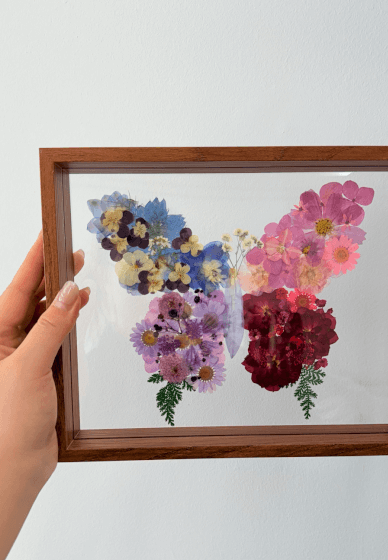 Pressed Flower Frame Art Class