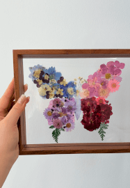 Pressed Flower Frame Art Class
