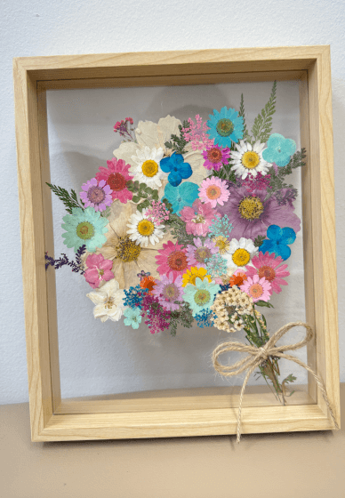 Pressed Flower Frame Art Class