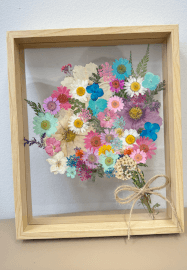Pressed Flower Frame Art Class