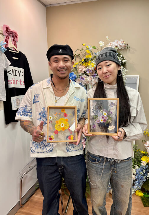 Pressed Flower Frame Art Class