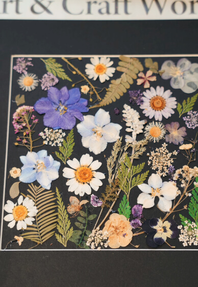 Pressed Flower Frame Art Workshop