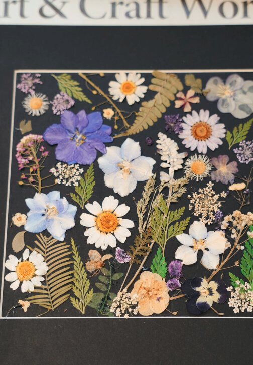 Pressed Flower Frame Art Workshop
