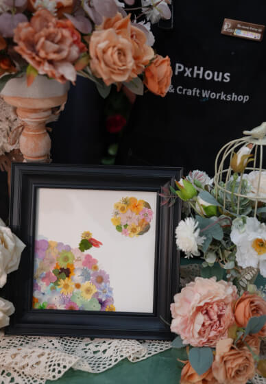 Pressed Flower Frame Art Workshop