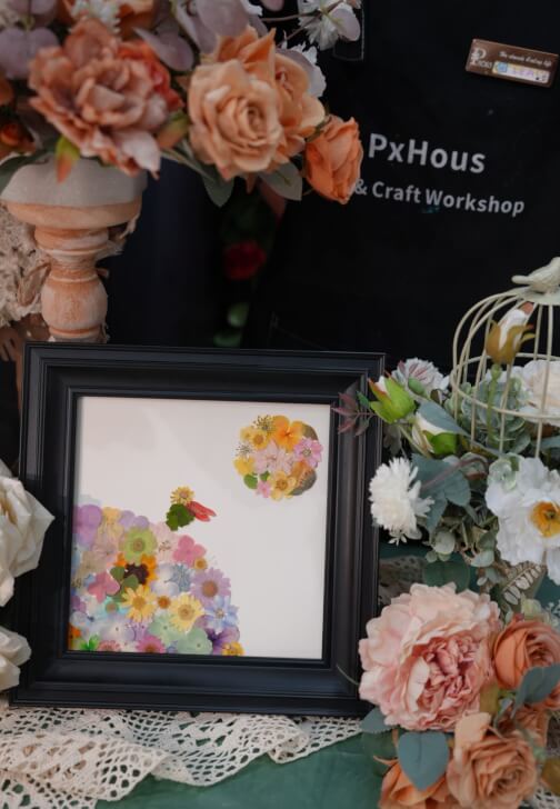 Pressed Flower Frame Art Workshop