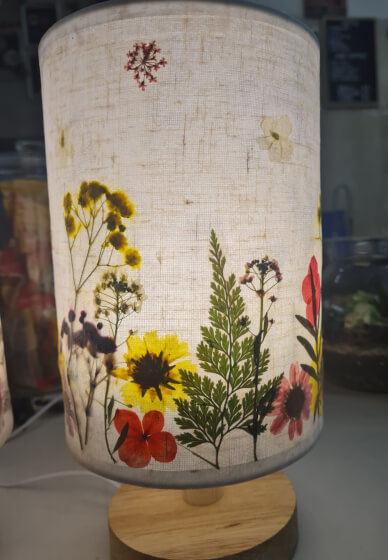 Pressed Flower Lamp Making Workshop for Beginners