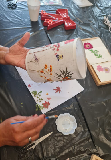 Pressed Flower Lamp Making Workshop for Beginners