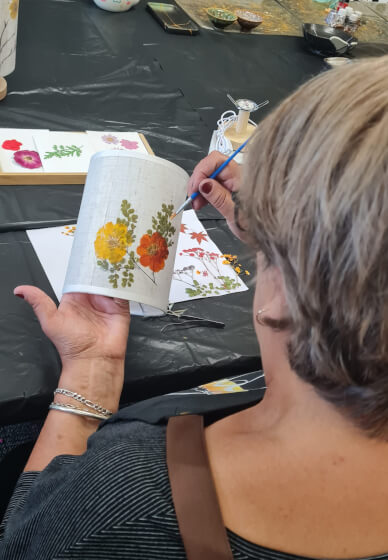 Pressed Flower Lamp Making Workshop for Beginners