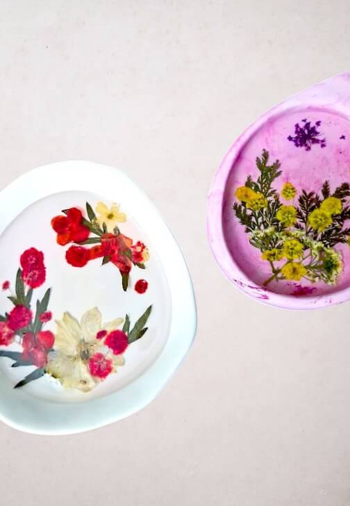 Pressed Flower Resin Tray Workshop