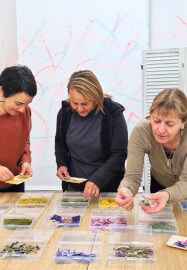 Pressed Flowers and Watercolor Art Frame Workshop