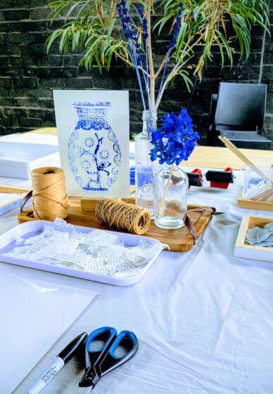 Print and Sip - Chinoiserie Class