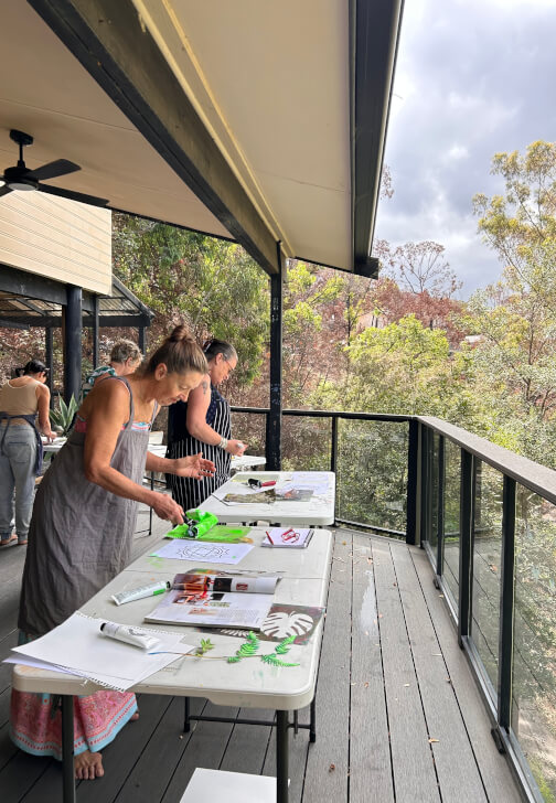 Print Making and Meditation Workshop