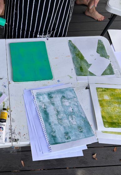 Print Making and Meditation Workshop