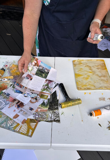 Print Making and Meditation Workshop