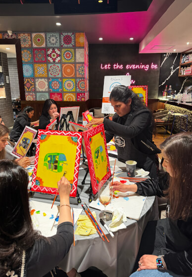 Private Diwali Paint and Chai Class