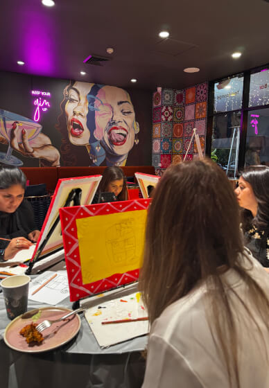 Private Diwali Paint and Chai Class