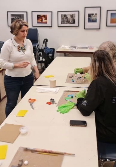 Private Eco Jewellery Making Workshop with Recycled Paper