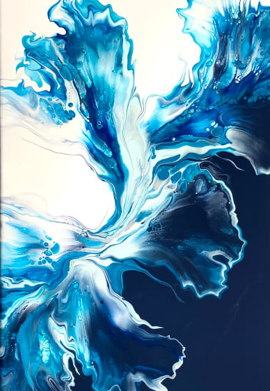 Private Fluid Art Painting Class