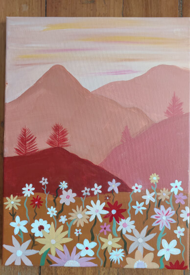 Private Paint and Sip Class: Freestyle Art, Create Anything