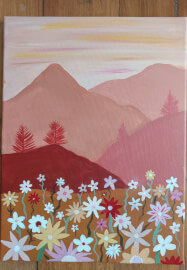 Private Paint and Sip Class: Freestyle Art, Create Anything