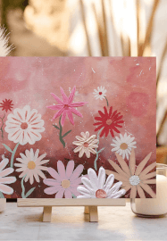Private Paint and Sip Class: Freestyle Art, Create Anything