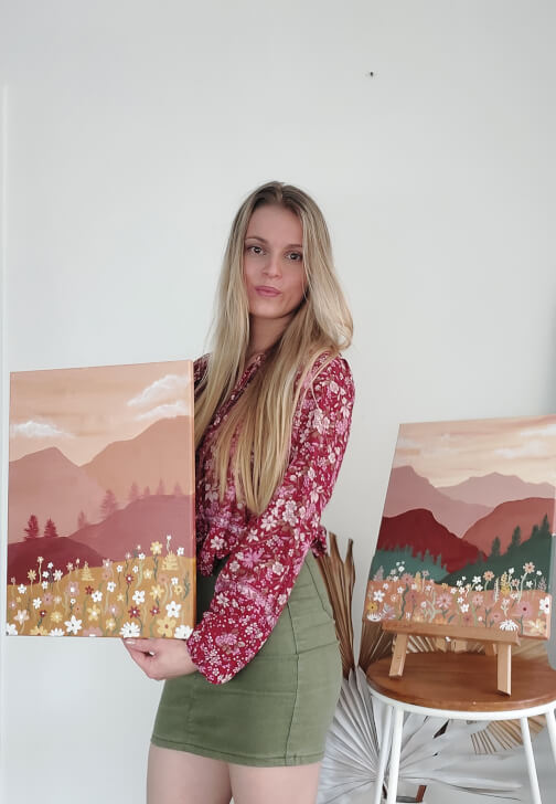 Private Paint and Sip Class: Freestyle Art, Create Anything