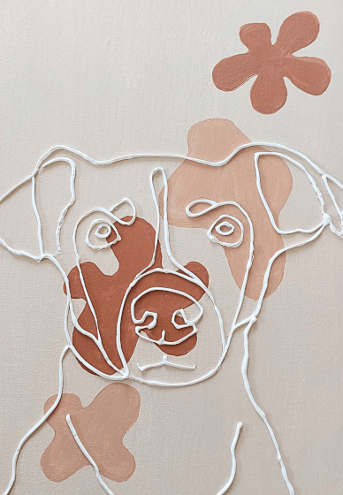 Private Paint and Sip Class: Paint Your Pet Portrait Art