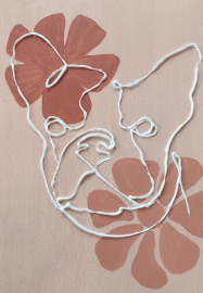 Private Paint and Sip Class: Paint Your Pet Portrait Art